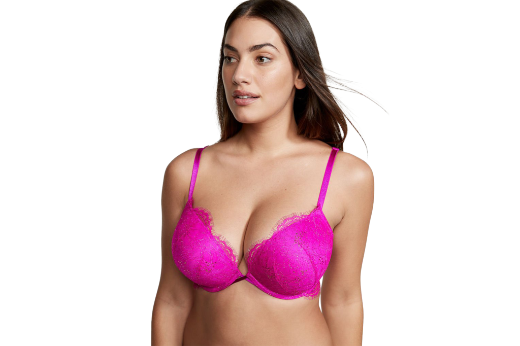 Bombshell Add-2-Cups Lace Shimmer Push-Up Bra